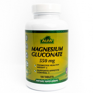 MAGNESIUM GLUCONATE ALFA 100 TABS